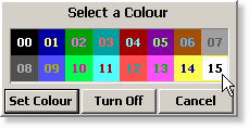Control color selection